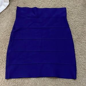 BCBG MAXAZERIA High-Waisted Purple Pencil Skirt
